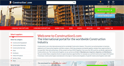 Desktop Screenshot of construction1.com