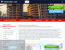 Tablet Screenshot of construction1.com